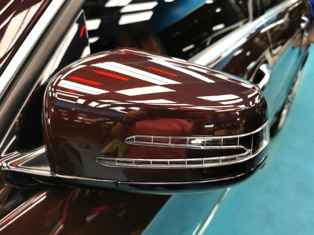 Mercedes-Benz E200, fully resprayed at Revol Carz.