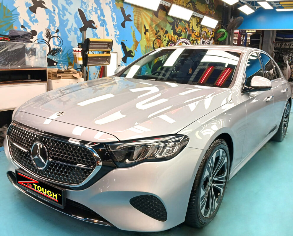 Mercedes-Benz E200, sealed with ZeTough Ceramic at Revol Carz.