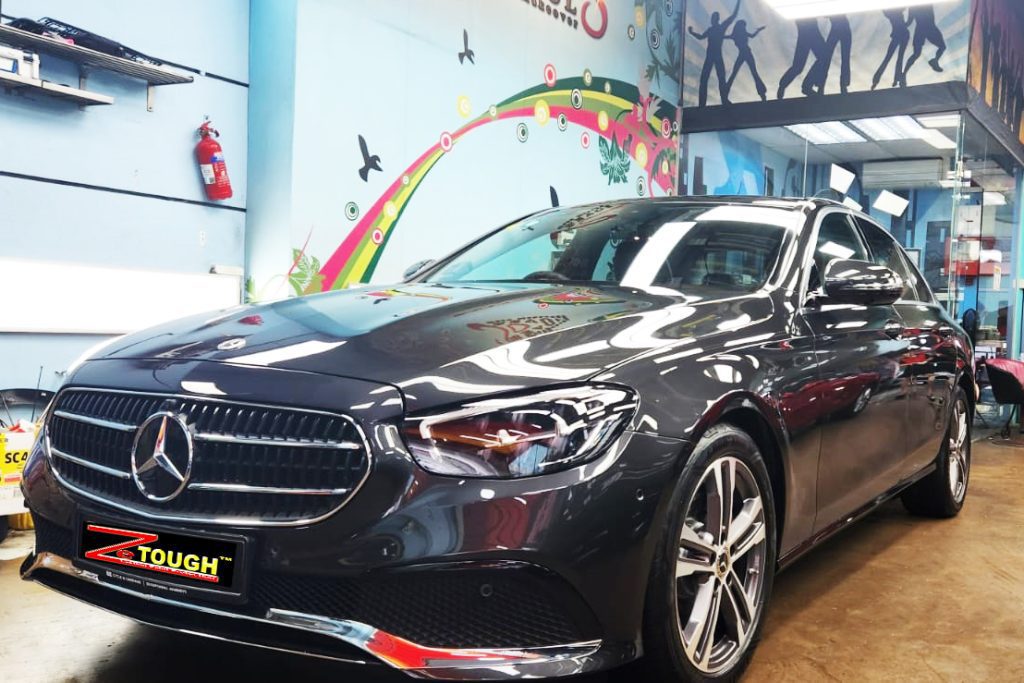 Mercedes-Benz E200, sealed with ZeTough Titanium at Revol Carz.