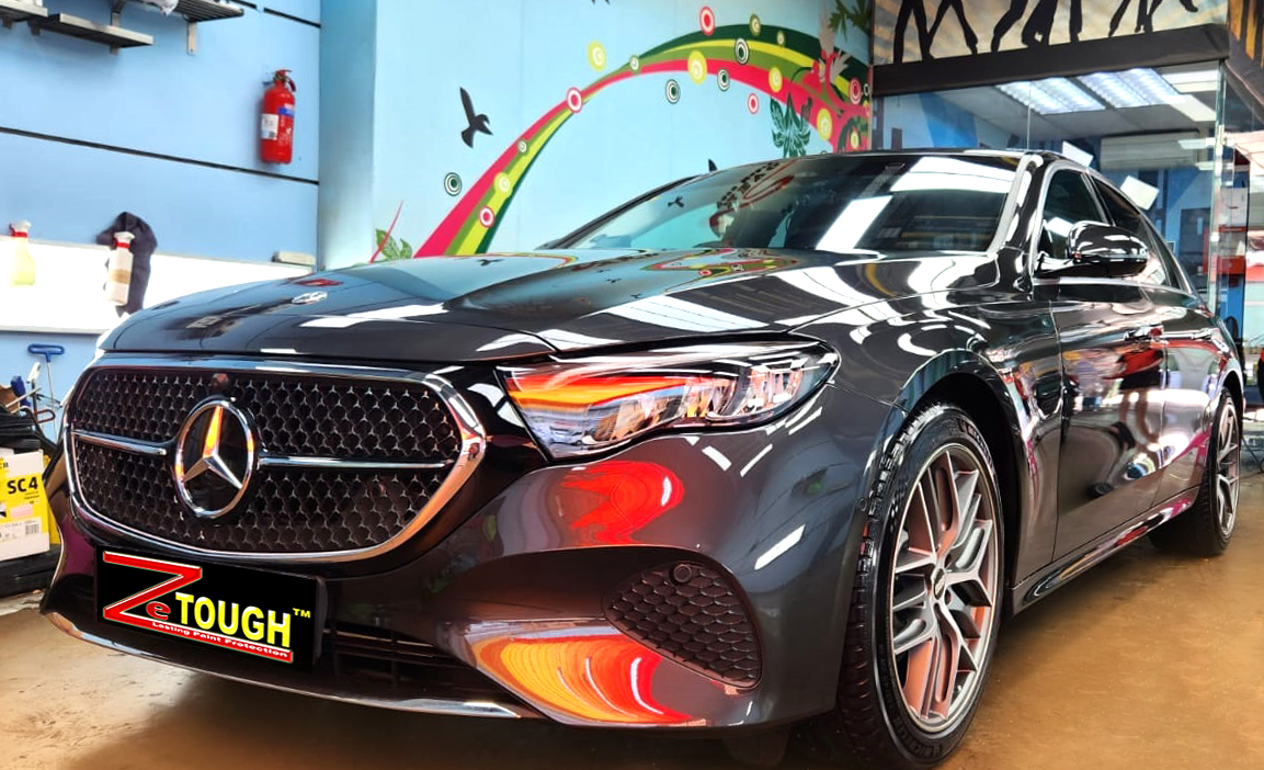 Mercedes-Benz E200, sealed with ZeTough Titanium at Revol Carz.