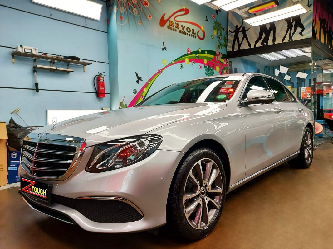 Mercedes-Benz E250A, sealed with ZeTough Ceramic at Revol Carz.