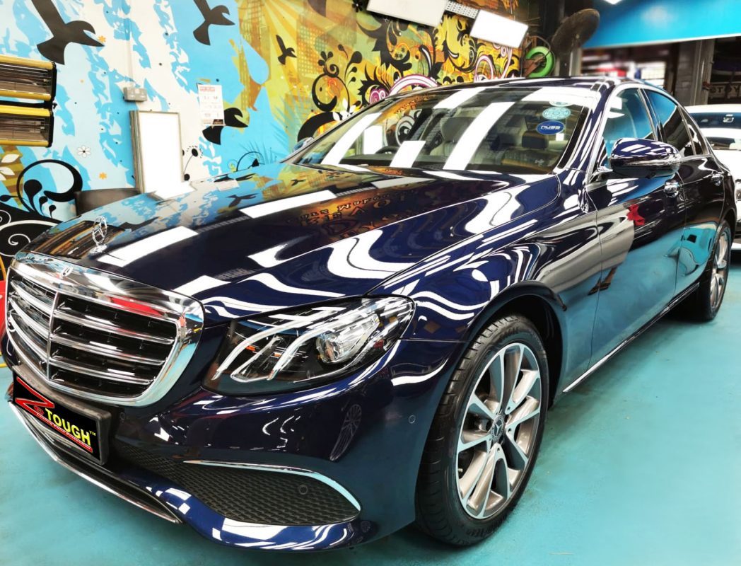 Mercedes-Benz E300, sealed with ZeTough Ceramic at Revol Carz.