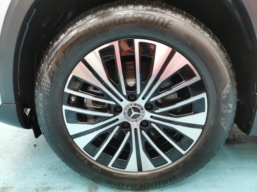 The Mercedes-Benz EQA250+, finished and ready for collection.