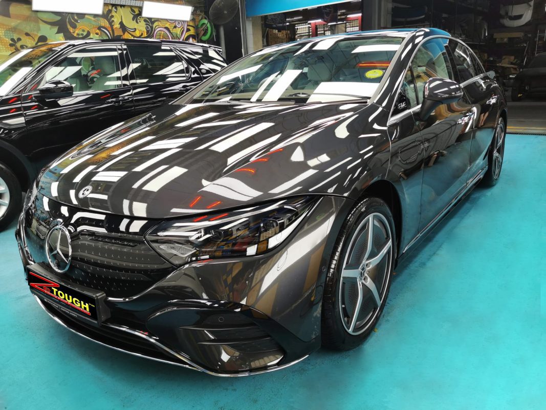 Mercedes-Benz EQE 350, sealed with ZeTough Titanium at Revol Carz.