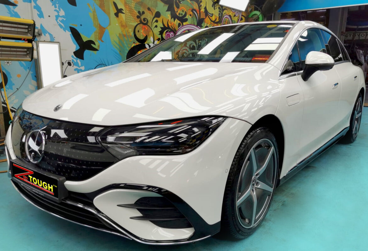 Mercedes-Benz EQE350, sealed with ZeTough Titanium at Revol Carz.