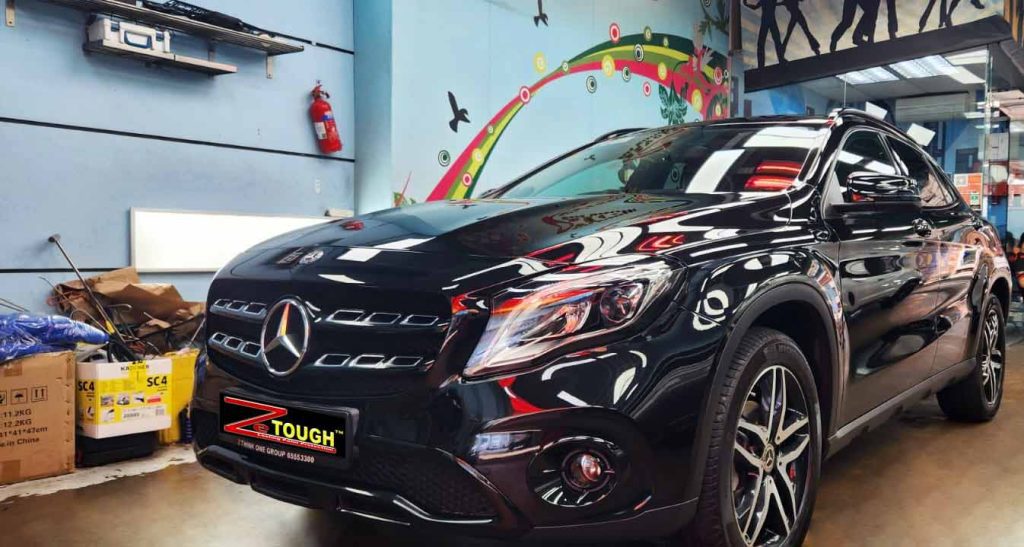 Mercedes-Benz GLA 180, sealed with ZeTough Titanium at Revol Carz.