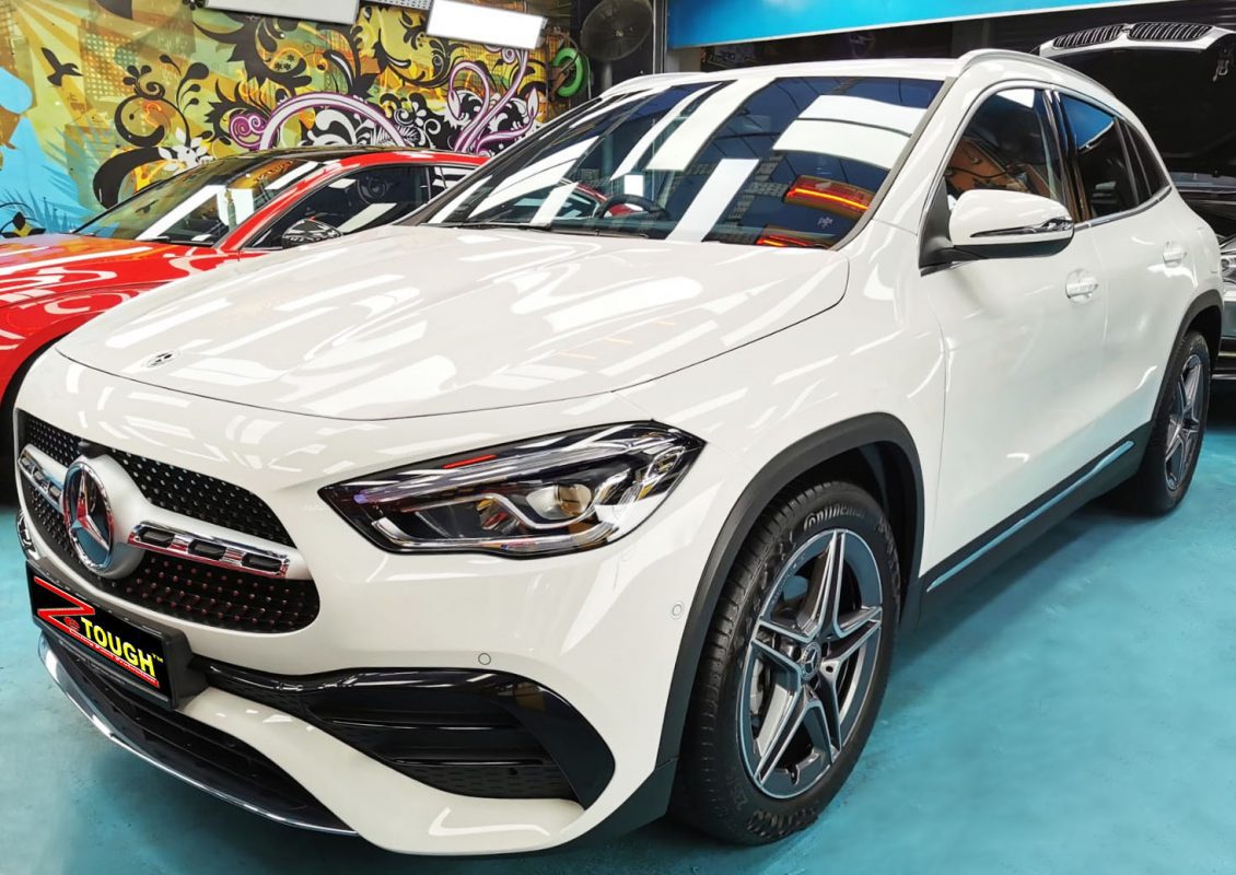 Mercedes-Benz GLA 180, sealed with ZeTough Titanium at Revol Carz.