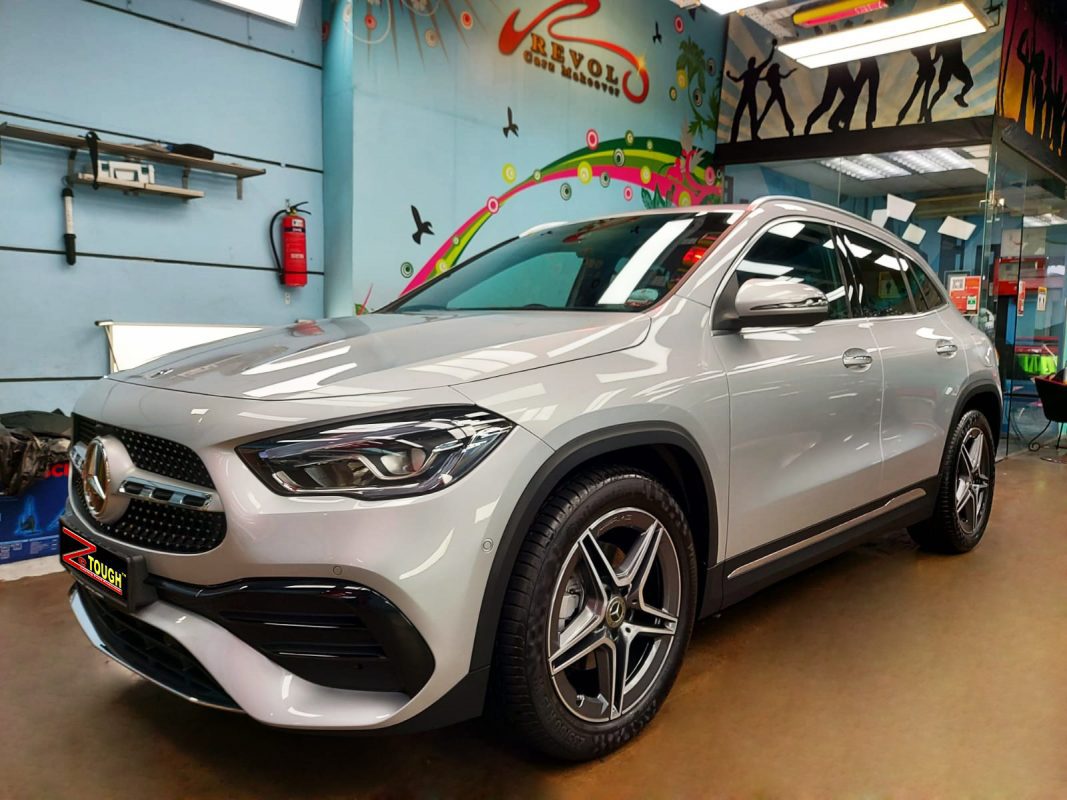 Mercedes-Benz GLA 200, sealed with ZeTough Titanium at Revol Carz.