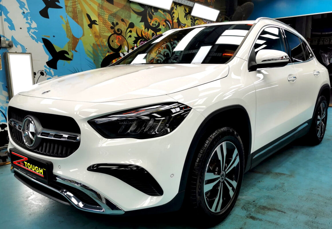 Mercedes-Benz GLA180, sealed with ZeTough Ceramic at Revol Carz.