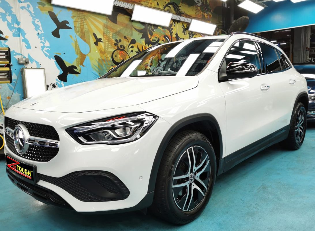 Mercedes-Benz GLA180, sealed with ZeTough Ceramic at Revol Carz.