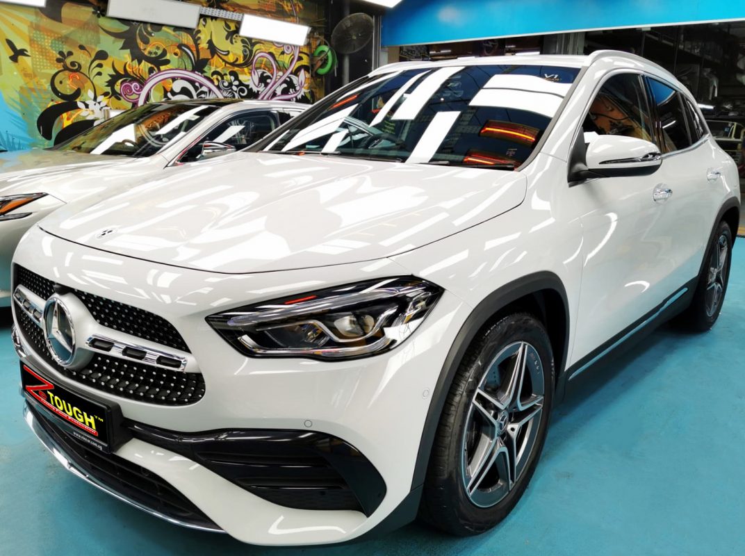 Mercedes-Benz GLA200 AMG, sealed with ZeTough Ceramic at Revol Carz.