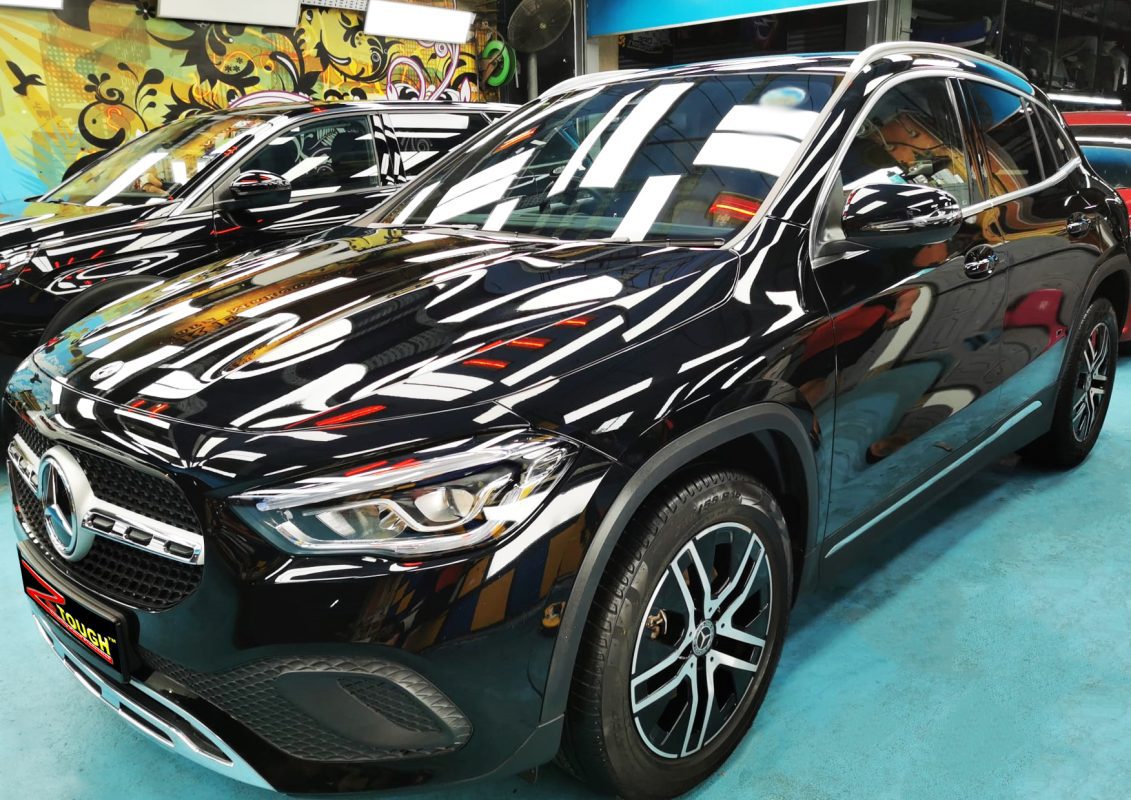 Mercedes-Benz GLA200, sealed with ZeTough Ceramic at Revol Carz.