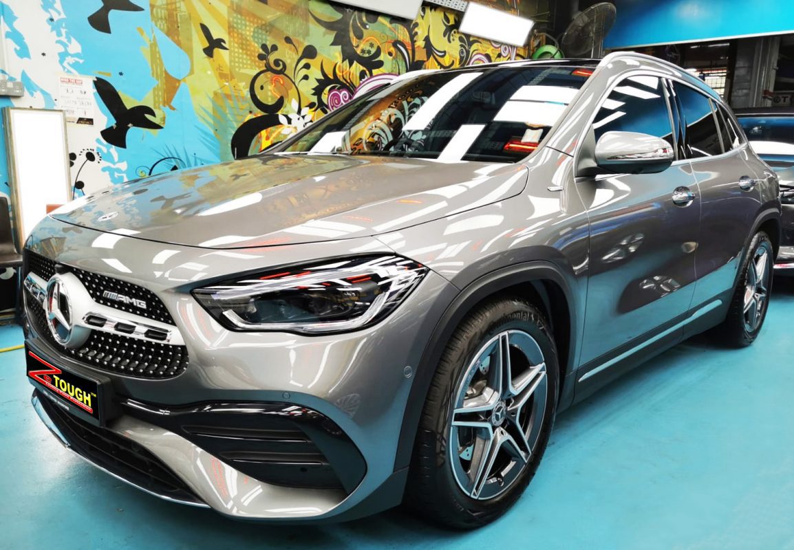 Mercedes-Benz GLA200, sealed with ZeTough Ceramic at Revol Carz.