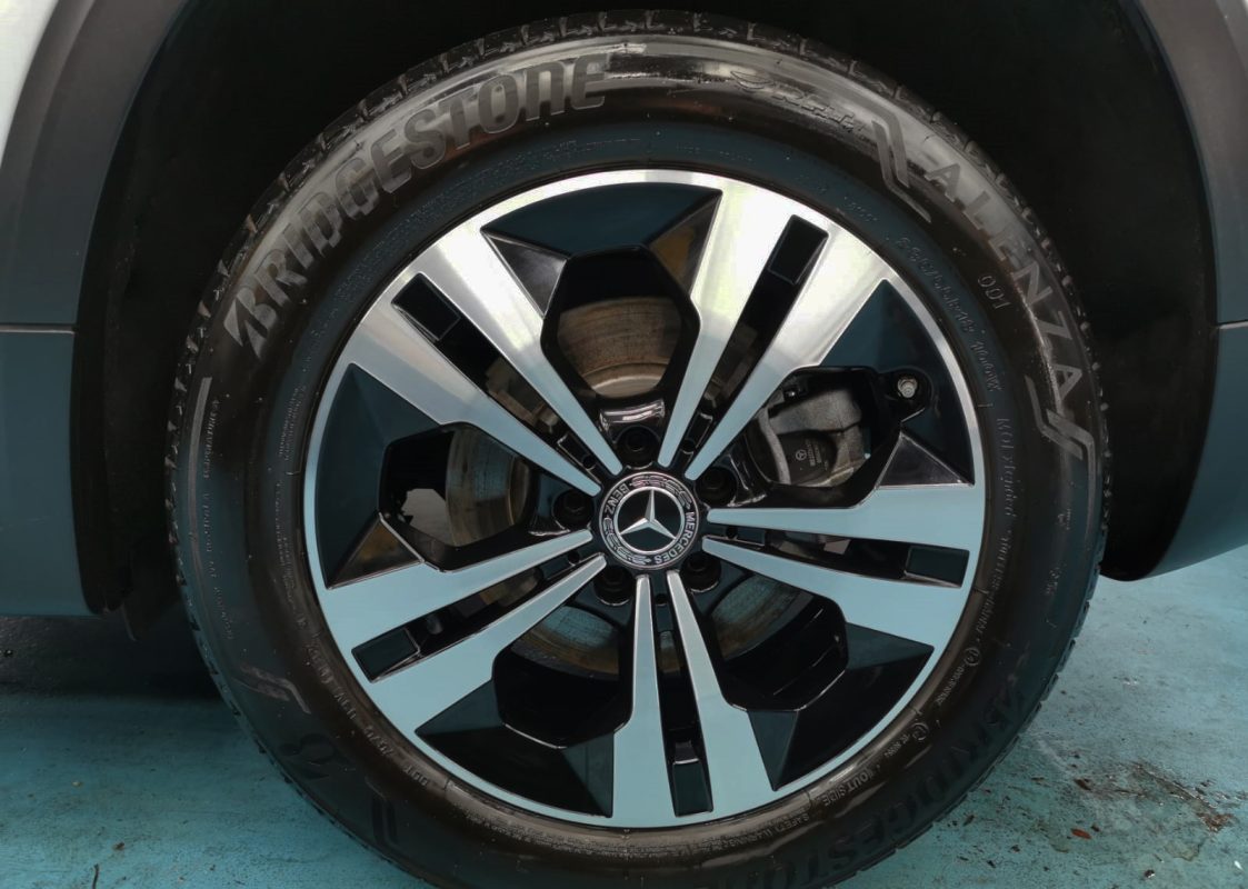 The Mercedes-Benz GLB180, finished and ready for collection.