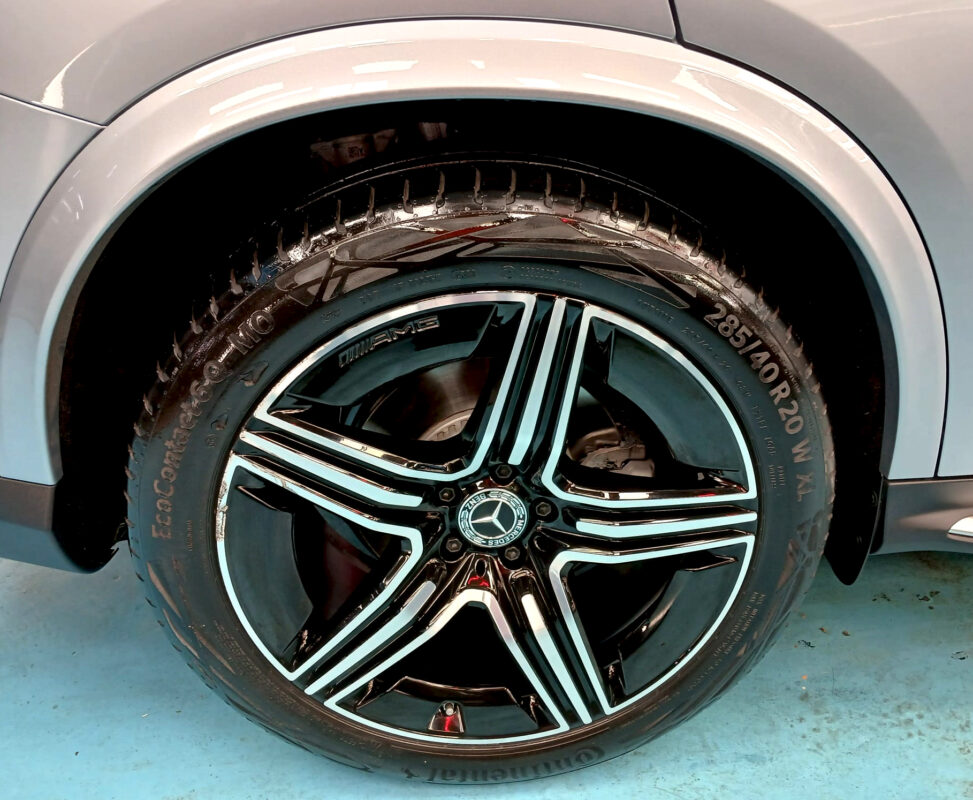 The Mercedes-Benz GLC300, finished and ready for collection.