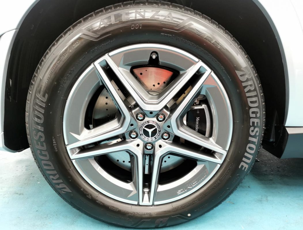 The Mercedes-Benz GLE450, finished and ready for collection.