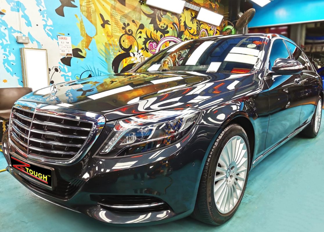 Mercedes-Benz S400L, sealed with ZeTough Titanium at Revol Carz.