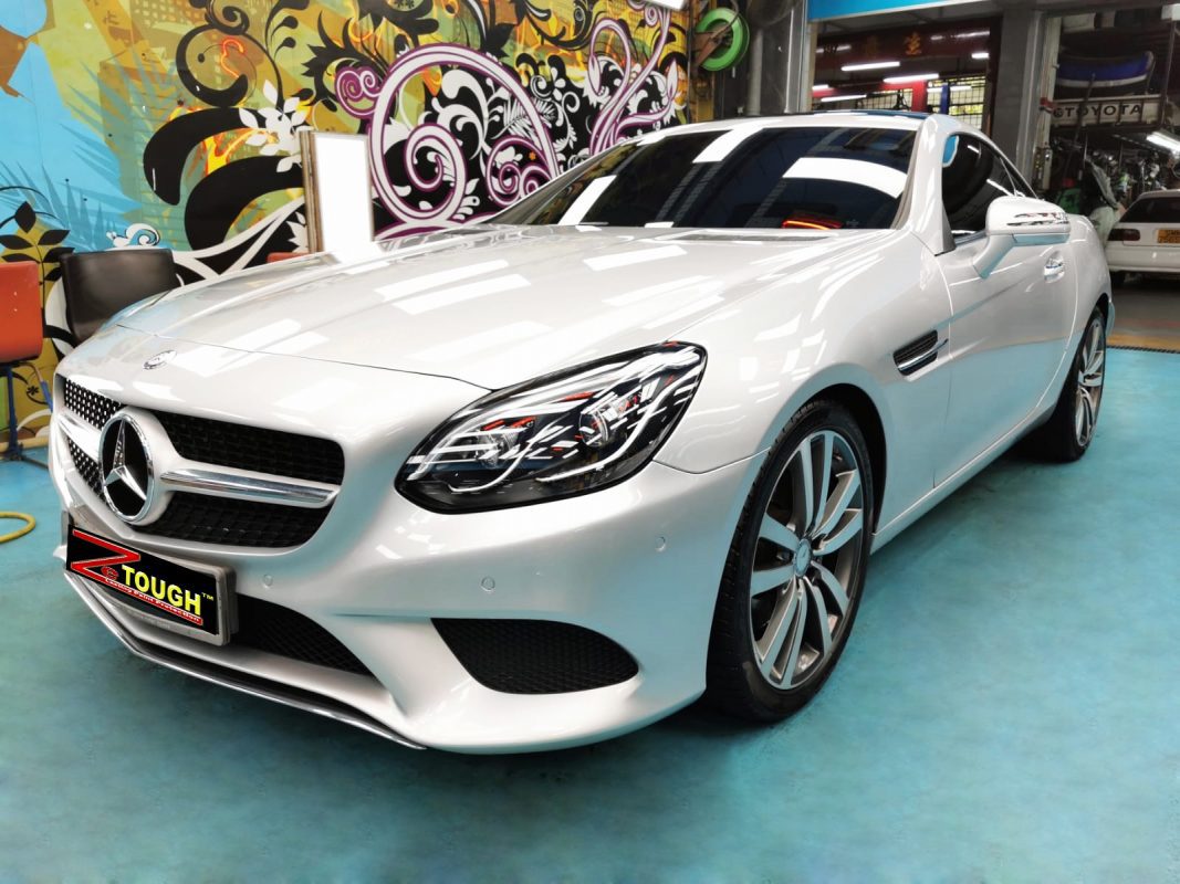 Mercedes-Benz SLC200, sealed with ZeTough Ceramic at Revol Carz.