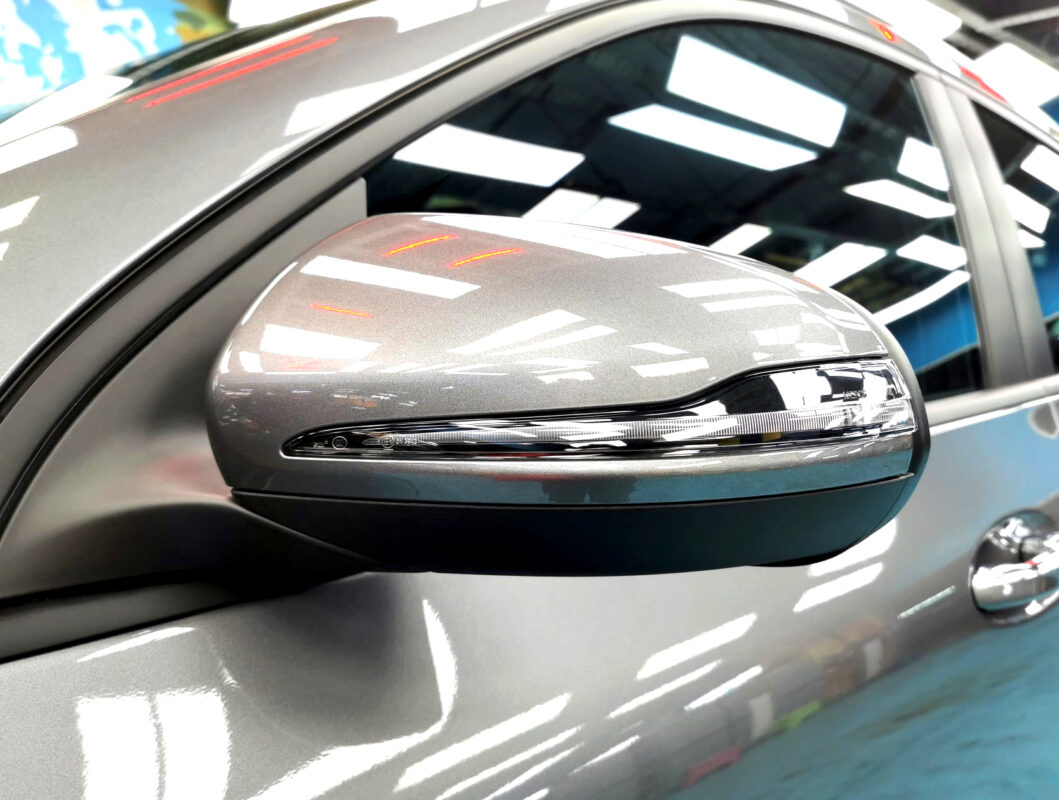 Detailed exterior of the Mercedes-Benz EQ250.