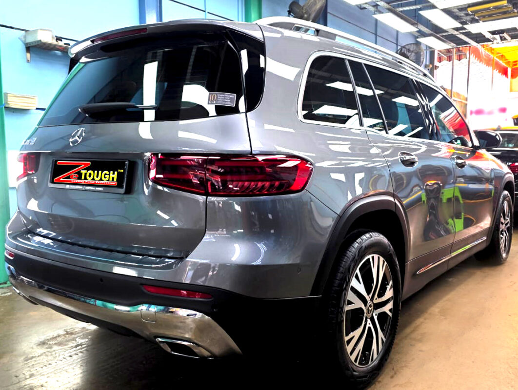 The Mercedes-Benz GLB180 after its ZeTough coating.