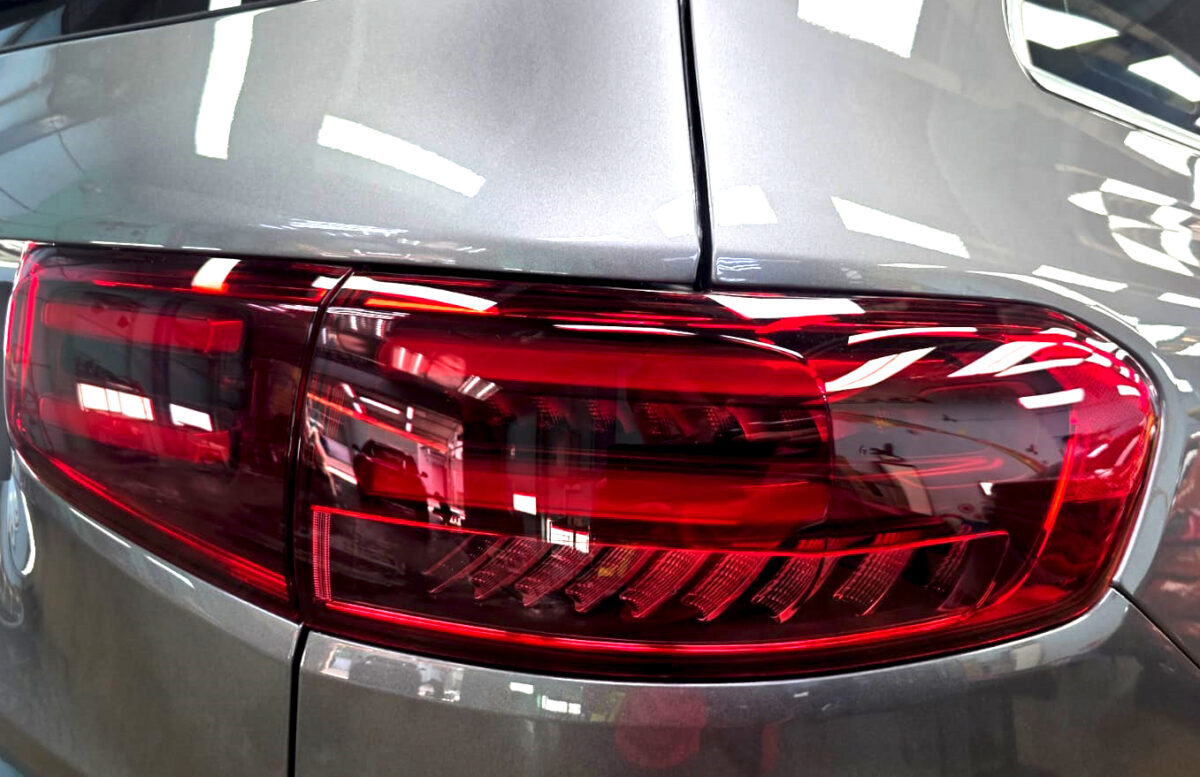 The finished Mercedes-Benz GLB180, glossy and protected.