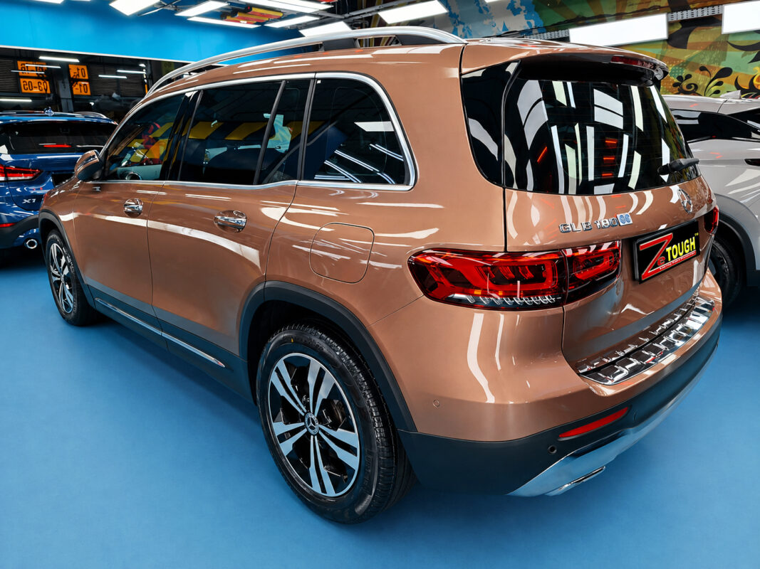 The Mercedes-Benz GLB180 after its ZeTough coating.