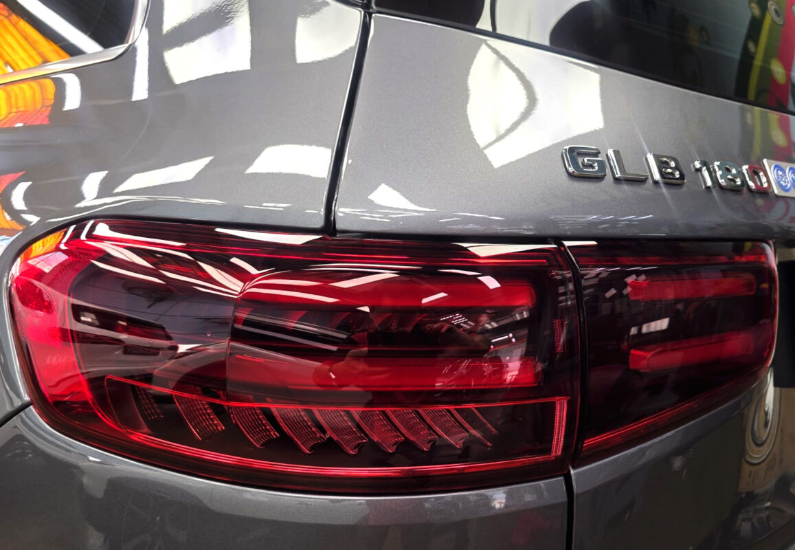 The finished Mercedes-Benz GLB180, glossy and protected.