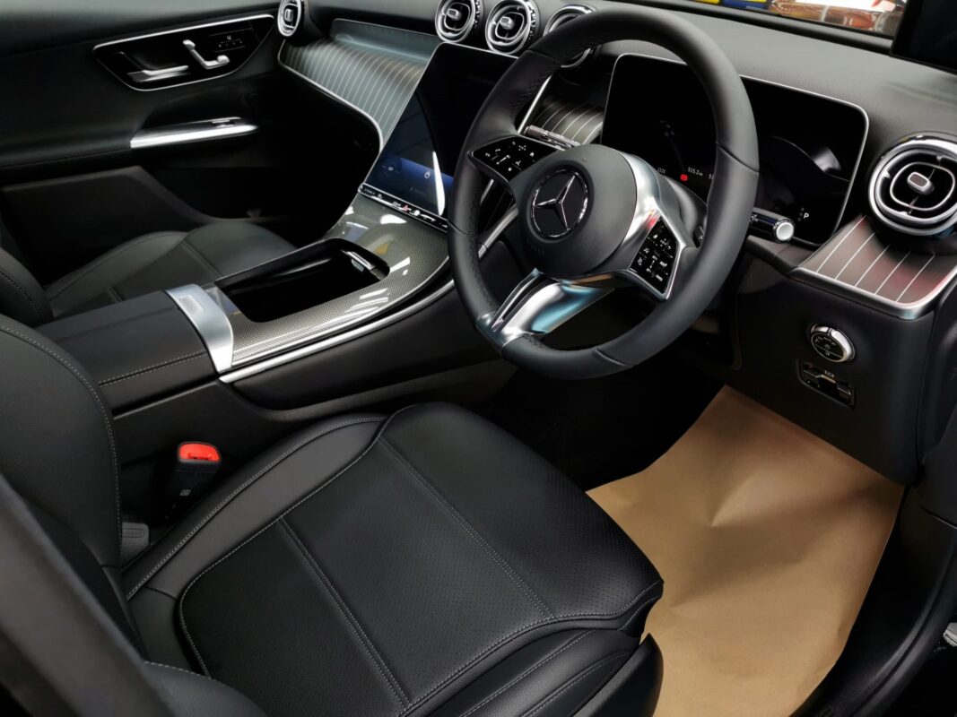 The Mercedes-Benz GLC200's protected, high-gloss finish.