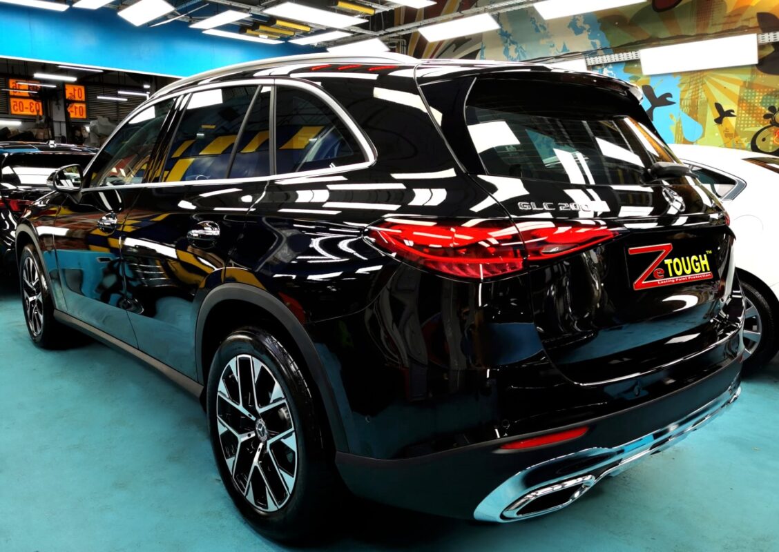 The Mercedes-Benz GLC200 after its ZeTough coating.