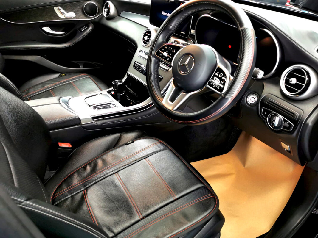 The Mercedes-Benz GLC200's protected, high-gloss finish.