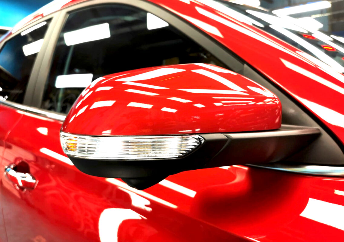Detailed exterior of the MG ZS.