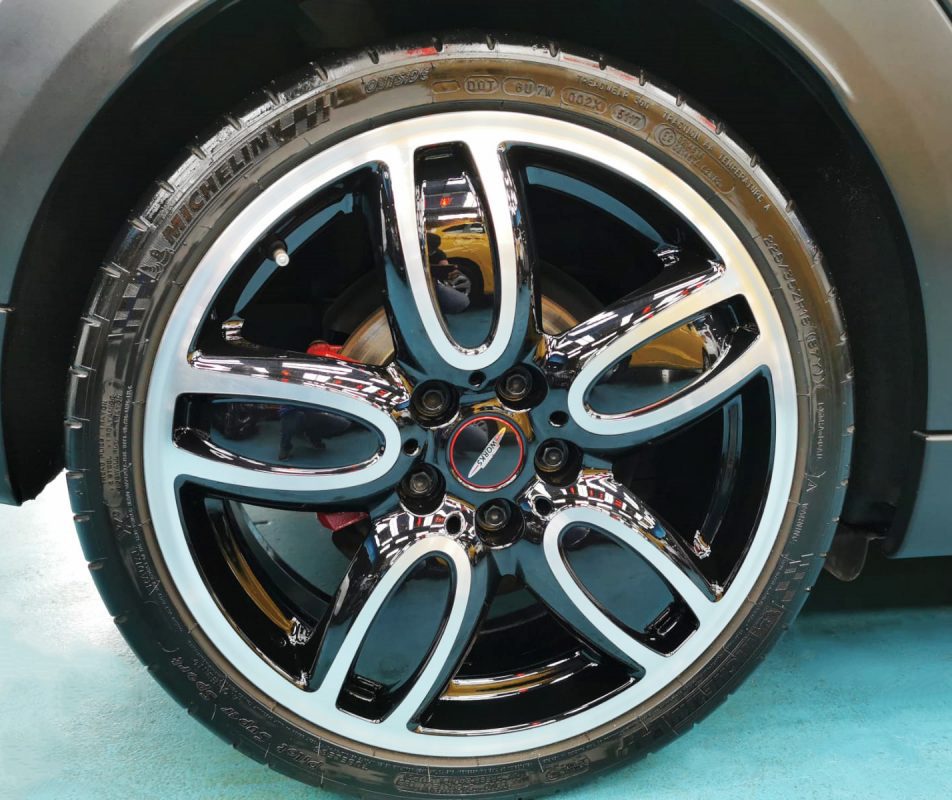 The MINI John Cooper, finished and ready for collection.