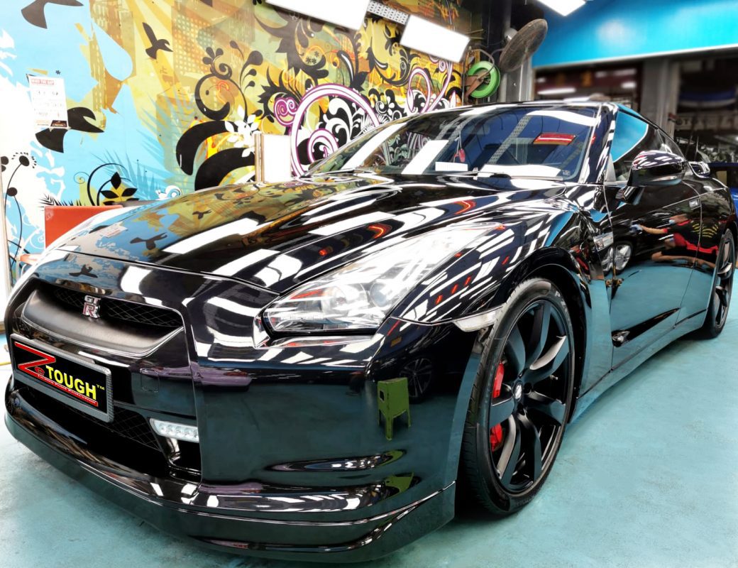 Nissan GT-R, sealed with ZeTough Ceramic at Revol Carz.