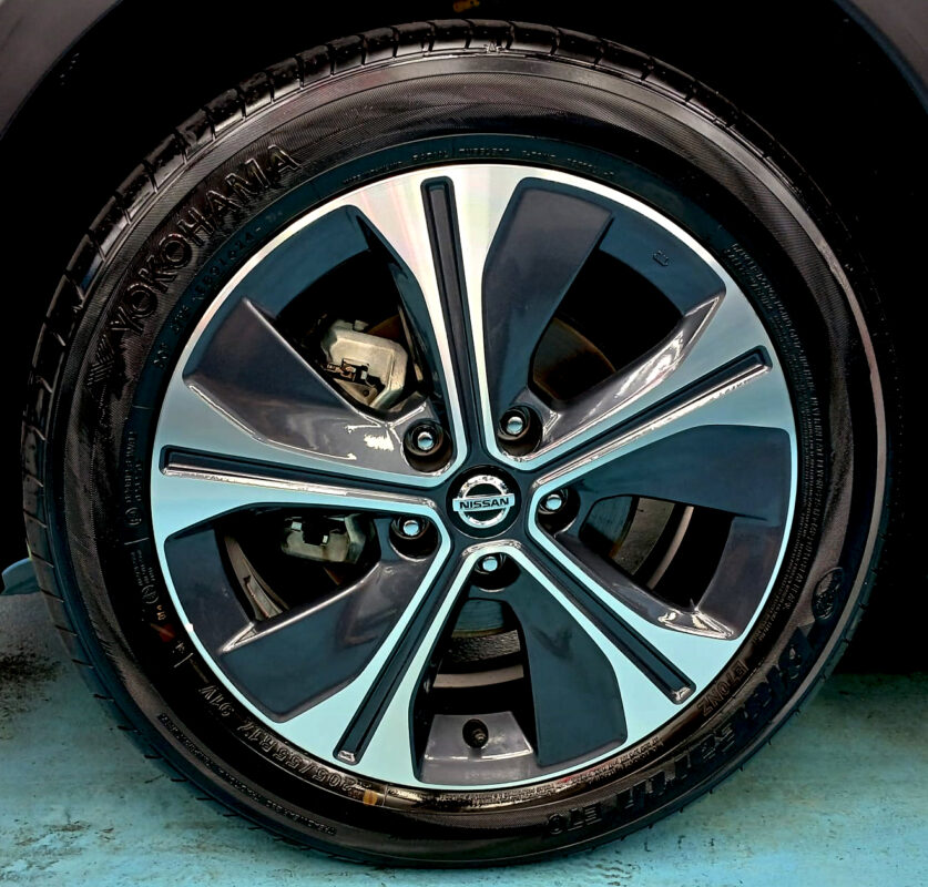 The Nissan Kicks, finished and ready for collection.