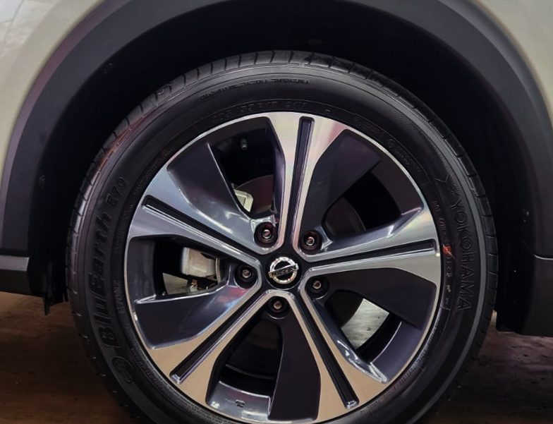 The Nissan Kicks, finished and ready for collection.