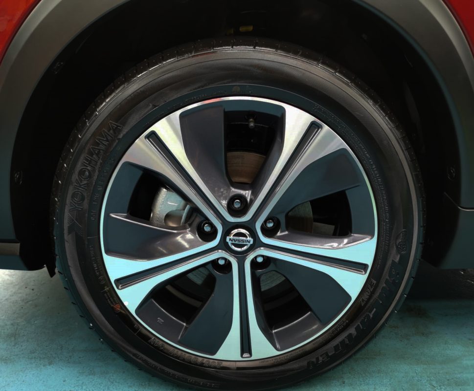 The Nissan Kicks, finished and ready for collection.