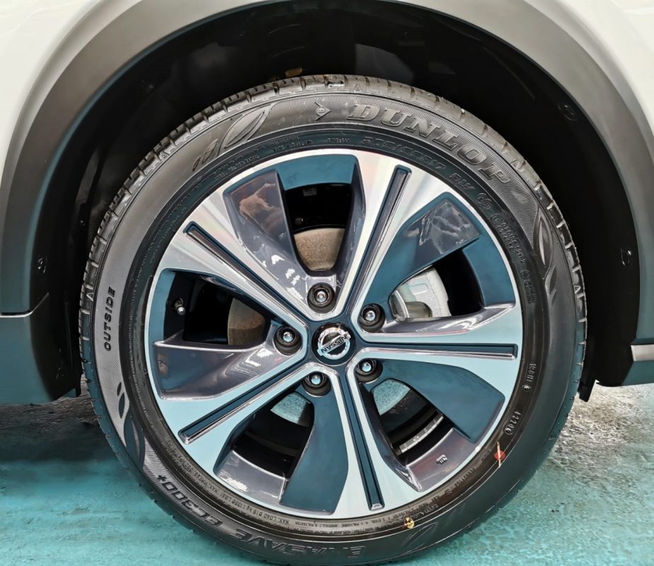 The Nissan Kicks, finished and ready for collection.