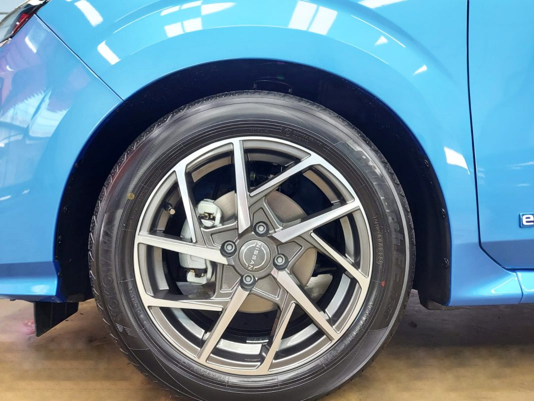 The Nissan Note, finished and ready for collection.
