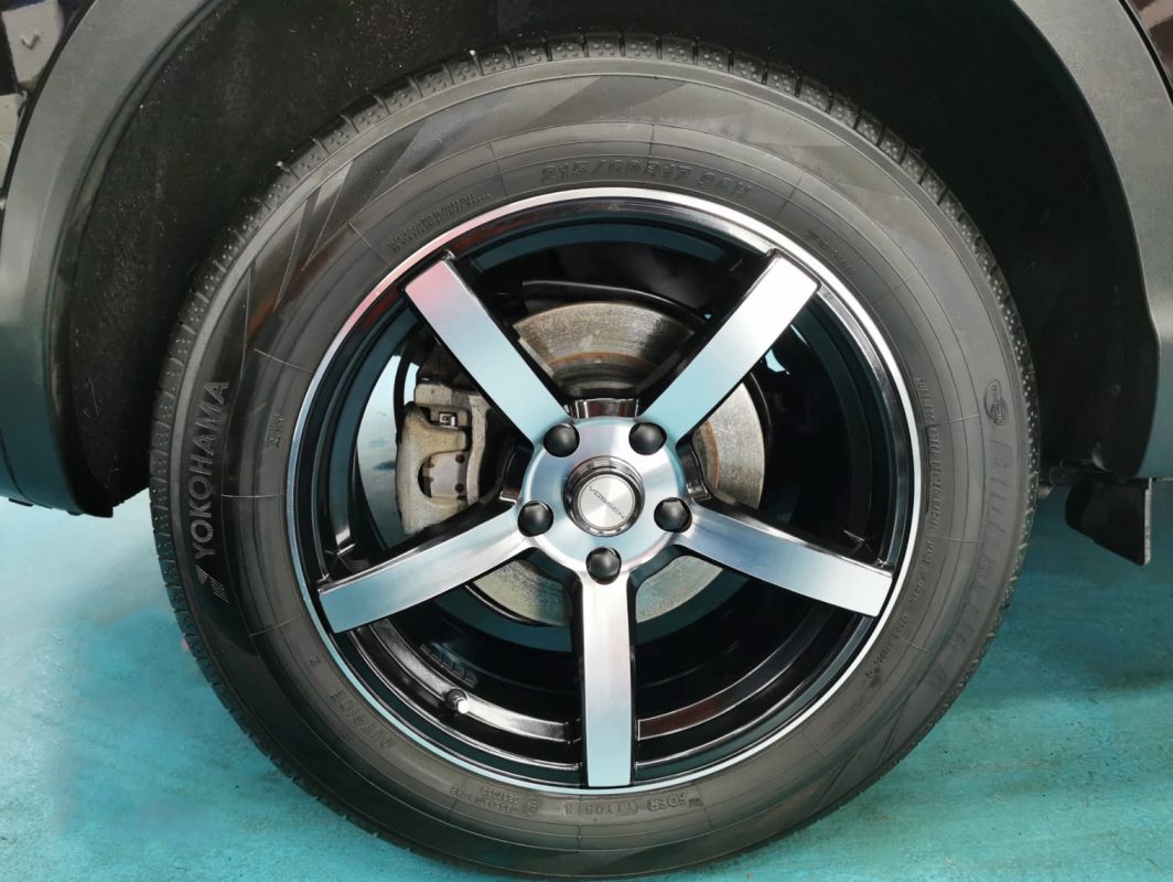 The Nissan Qashqai, finished and ready for collection.
