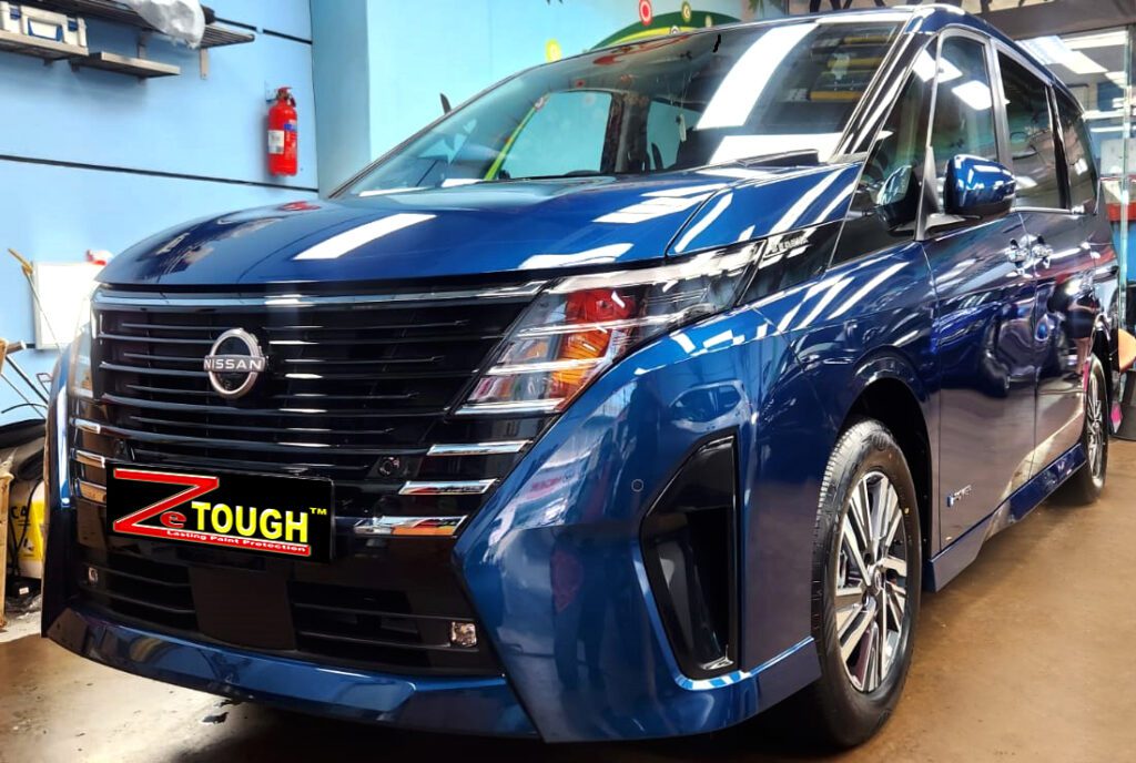 Nissan Serena, sealed with ZeTough Titanium at Revol Carz.