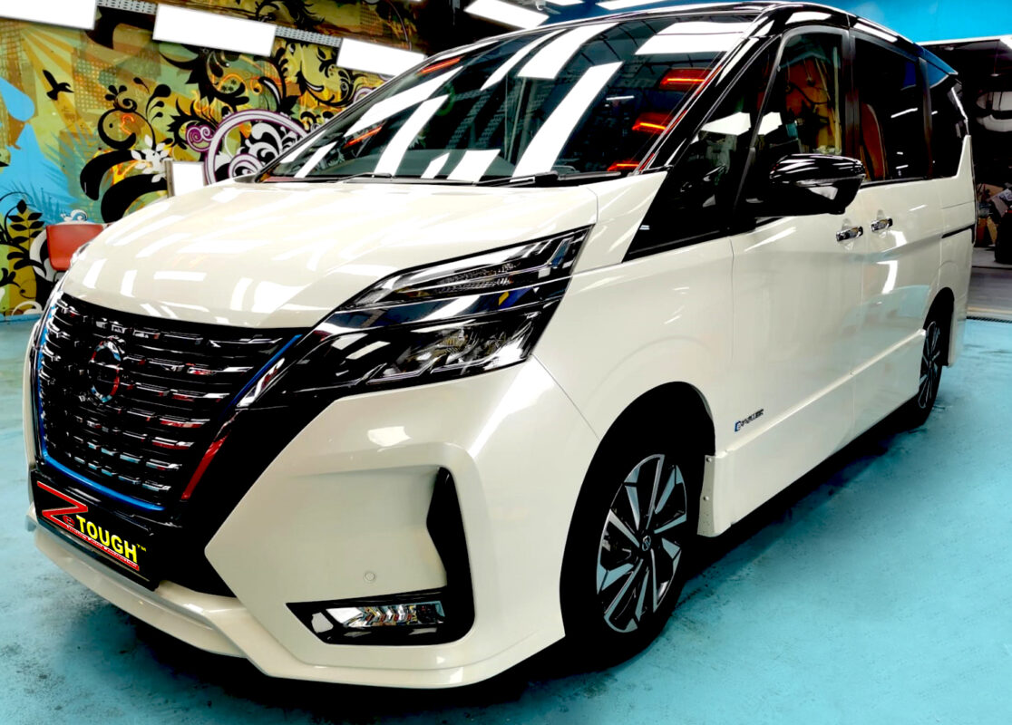Nissan Serena, sealed with ZeTough Ceramic at Revol Carz.