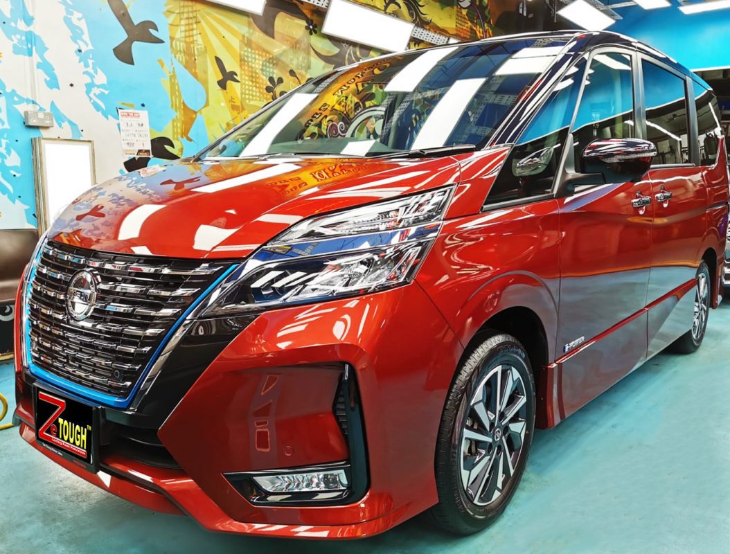 Nissan Serena, sealed with ZeTough Ceramic at Revol Carz.