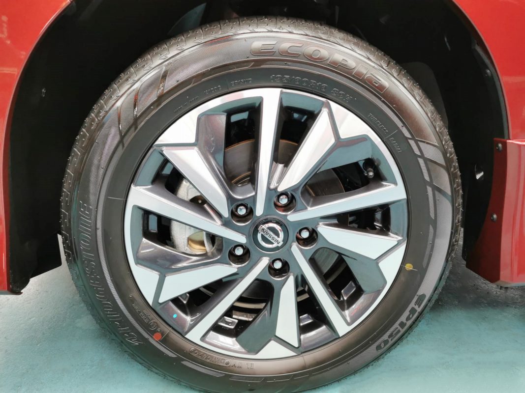 The Nissan Serena, finished and ready for collection.