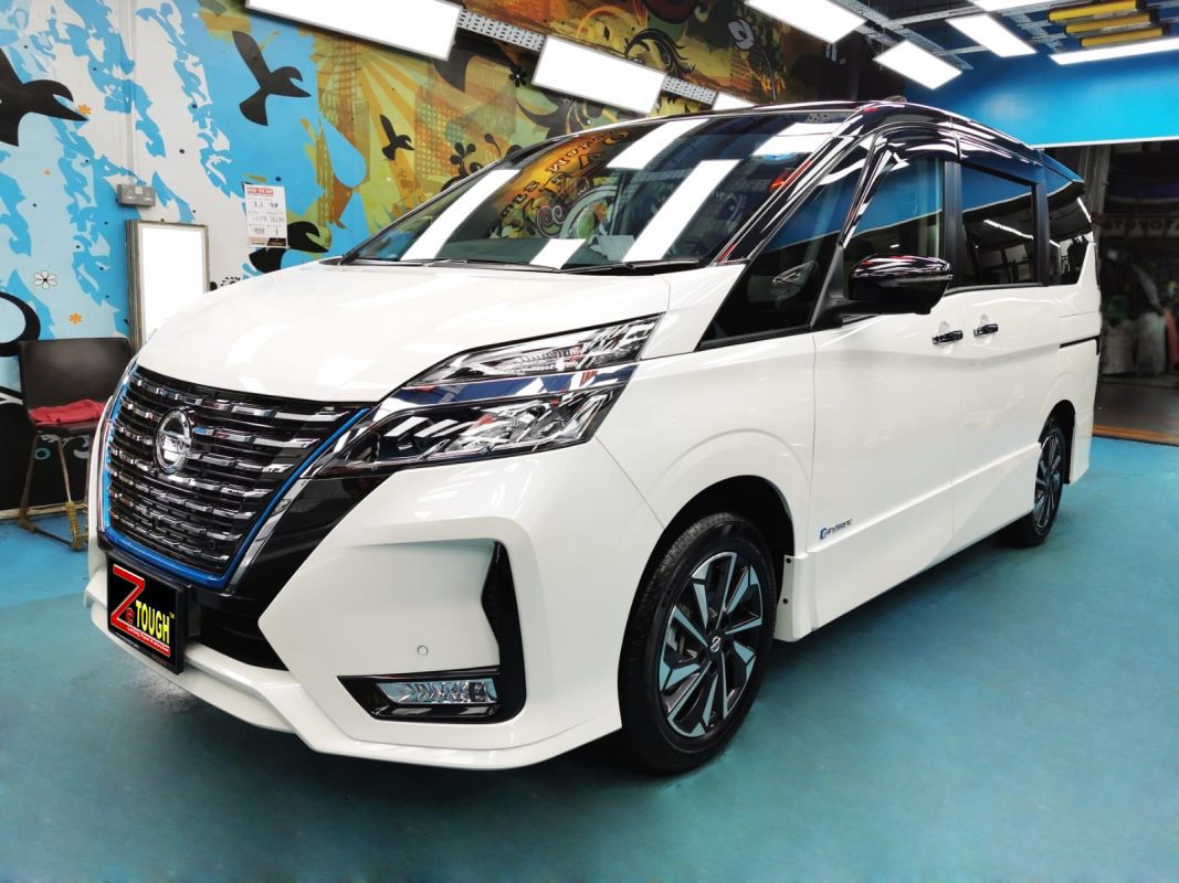Nissan Serena, sealed with ZeTough Ceramic at Revol Carz.