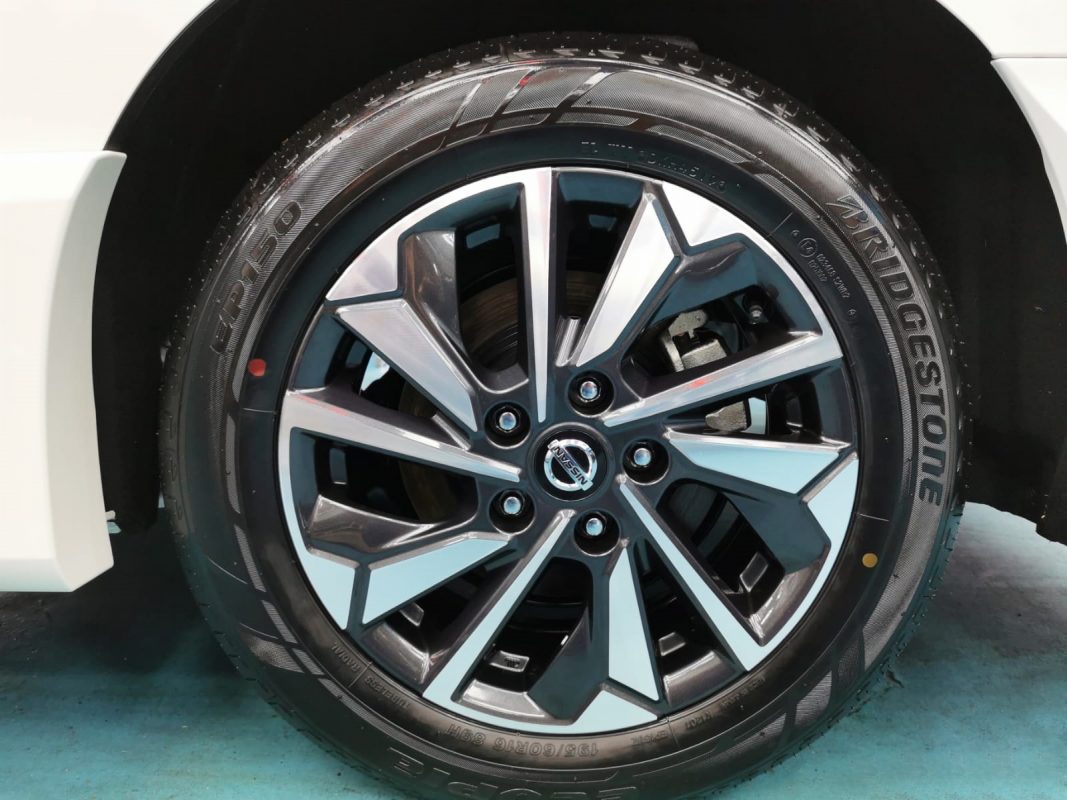The Nissan Serena, finished and ready for collection.