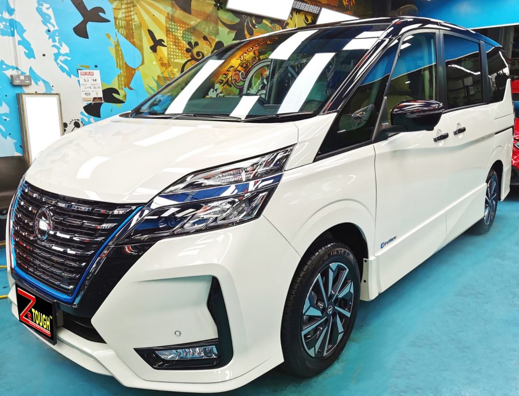 Nissan Serena, sealed with ZeTough Titanium at Revol Carz.
