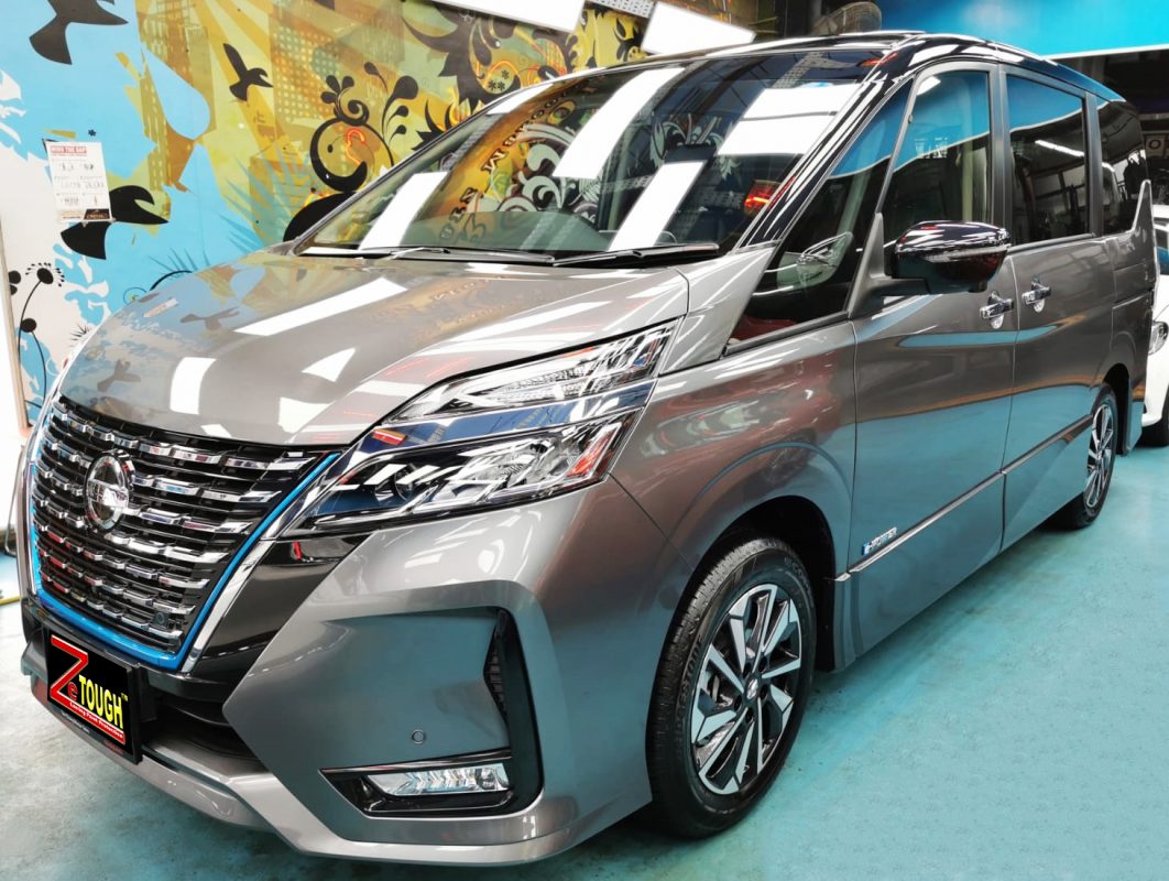 Nissan Serena, sealed with ZeTough Titanium at Revol Carz.