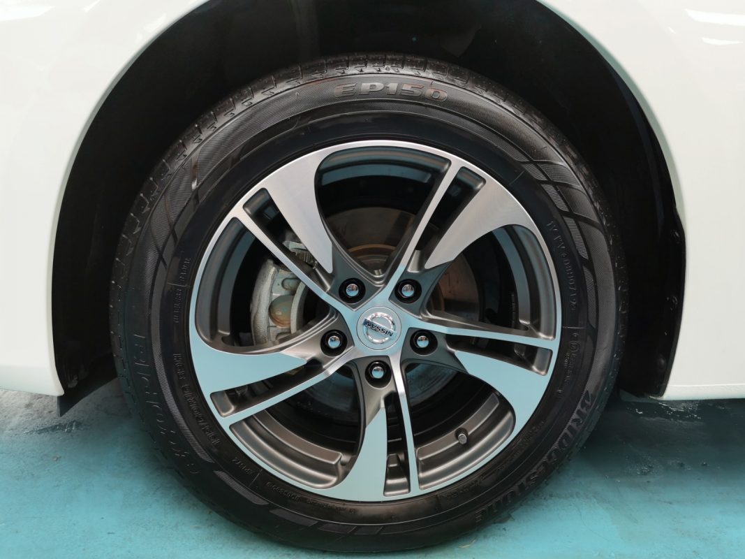 The Nissan Sylphy, finished and ready for collection.