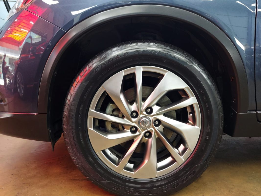 The finished Nissan X-Trail ready for collection.
