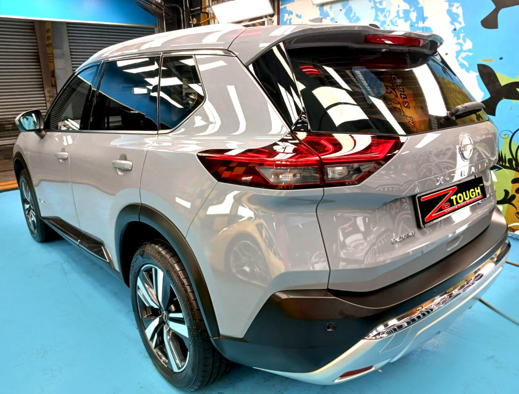 The Nissan X-Trail after its ZeTough coating.